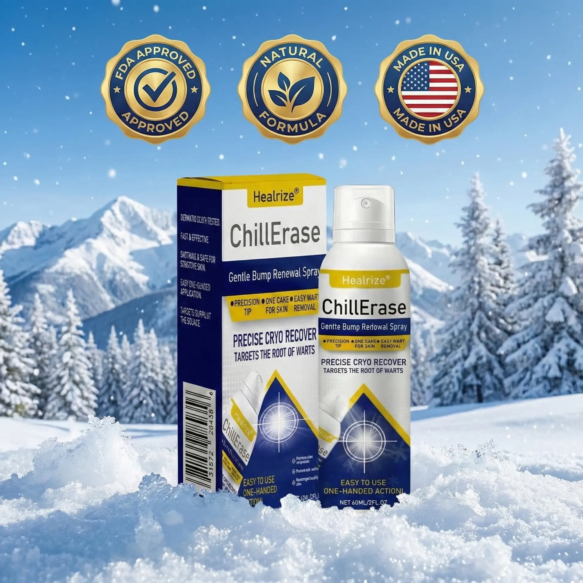 ❄️𝙎𝙥𝙚𝙘𝙞𝙖𝙡 𝙋𝙧𝙤𝙢𝙤𝙩𝙞𝙤𝙣 | Healrize®ChillErase Gentle Bump Renewal Spray ❄️