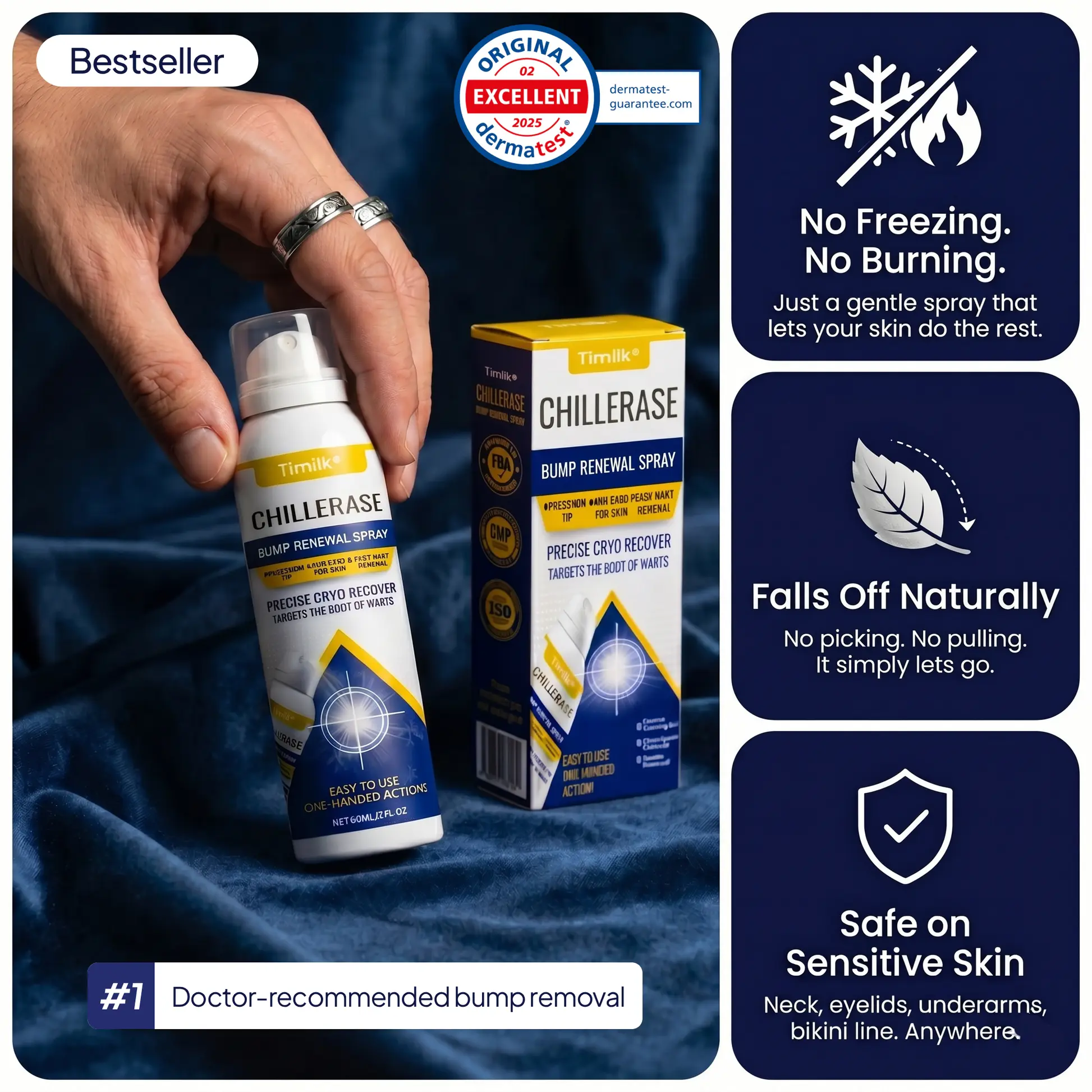 ChillErase® Bump Renewal Spray
– Selyne